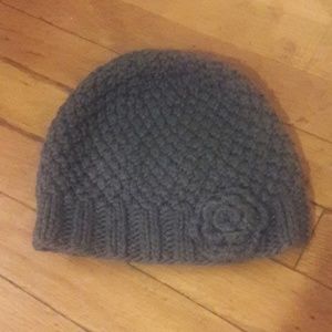 SOLD Knitted Gray Beanie